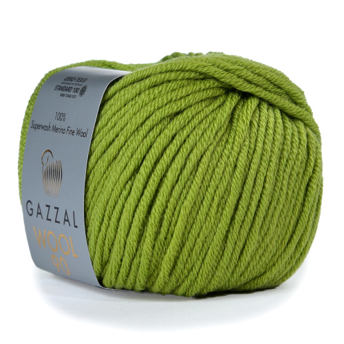 Купить пряжу GAZZAL Wool 90 цвет 3671 производства фабрики GAZZAL