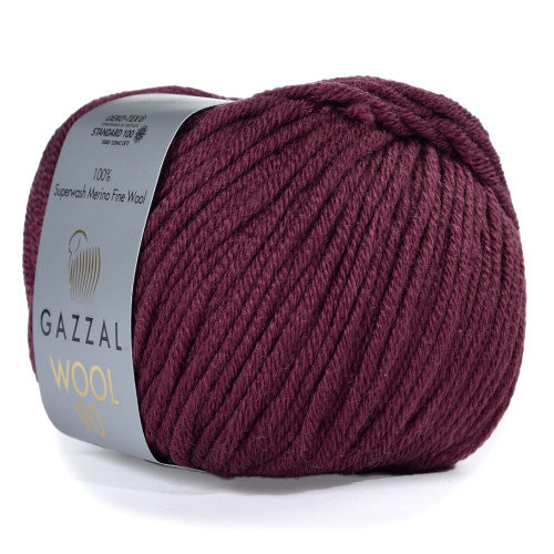 Купить пряжу GAZZAL Wool 90 цвет 3681 производства фабрики GAZZAL