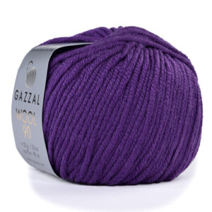 Купить пряжу GAZZAL Wool 90 цвет 3685 производства фабрики GAZZAL