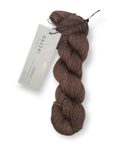 Купить пряжу GAZZAL Wool & Silk цвет 11138 производства фабрики GAZZAL