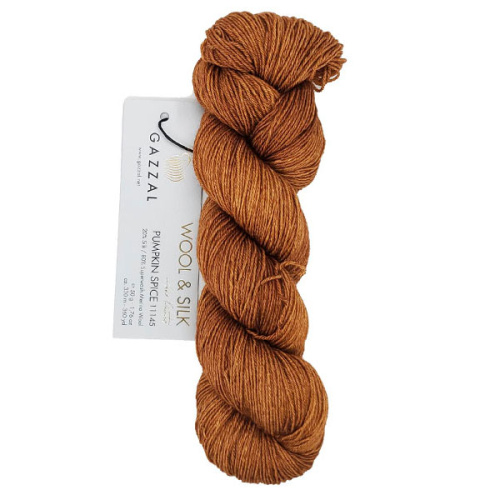 Купить пряжу GAZZAL Wool & Silk цвет 11145 производства фабрики GAZZAL