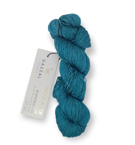 Купить пряжу GAZZAL Wool & Silk цвет 11155 производства фабрики GAZZAL