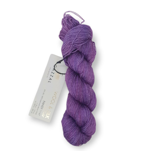 Купить пряжу GAZZAL Wool & Silk цвет 11167 производства фабрики GAZZAL