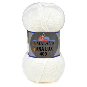 Купить пряжу HiMALAYA LANA LUX 400 цвет 22001 производства фабрики HiMALAYA