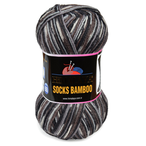 Купить пряжу HiMALAYA SOCKS BAMBOO цвет 130-01 производства фабрики HiMALAYA