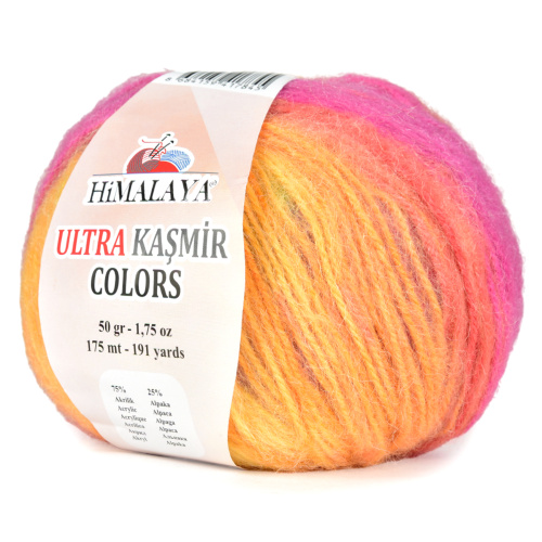 Купить пряжу HiMALAYA ULTRA KASMIR COLORS цвет 56601 производства фабрики HiMALAYA