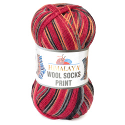 wool socks print