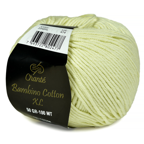Купить пряжу Сhanté BAMBINO COTTON XL цвет 2048XL производства фабрики Сhanté