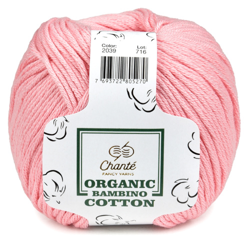 Купить пряжу Сhanté ORGANIC BAMBINO COTTON цвет 2039 производства фабрики Сhanté