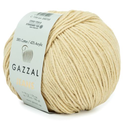 Купить пряжу GAZZAL Jeans Gazzal цвет 1106 производства фабрики GAZZAL