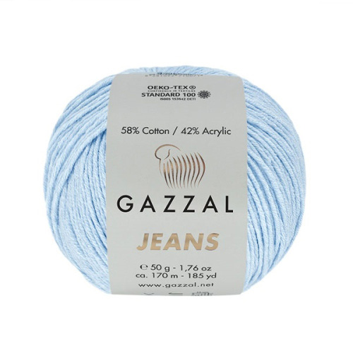 Купить пряжу GAZZAL Jeans Gazzal цвет 1109 производства фабрики GAZZAL