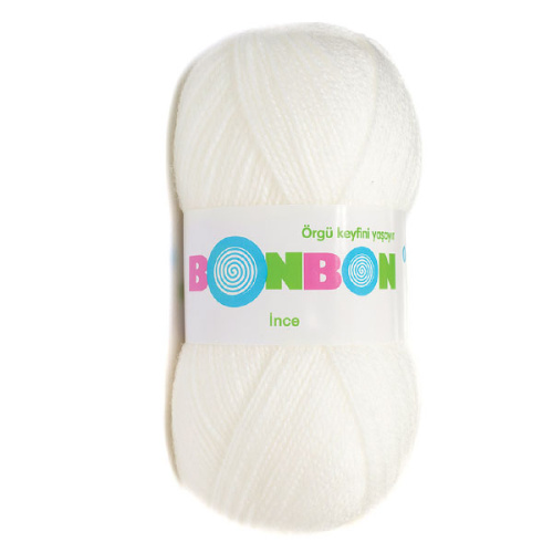 Купить пряжу BONBON Bonbon Ince цвет 98200 производства фабрики BONBON