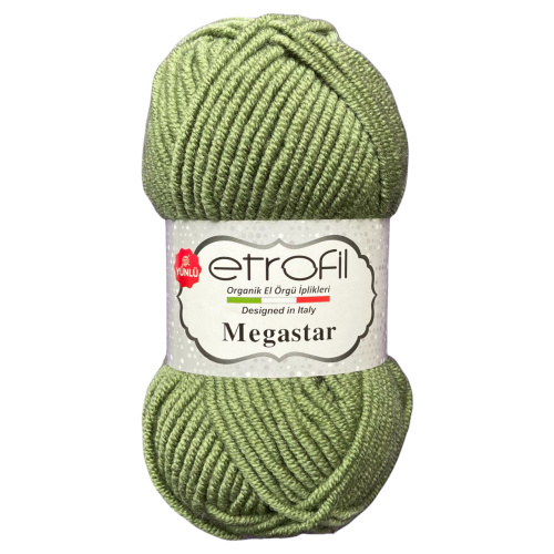 Купить пряжу ETROFIL MEGASTAR цвет 74067 производства фабрики ETROFIL