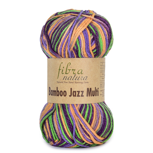 Купить пряжу FIBRA NATURA BAMBOO JAZZ MULTİ цвет 306 производства фабрики FIBRA NATURA