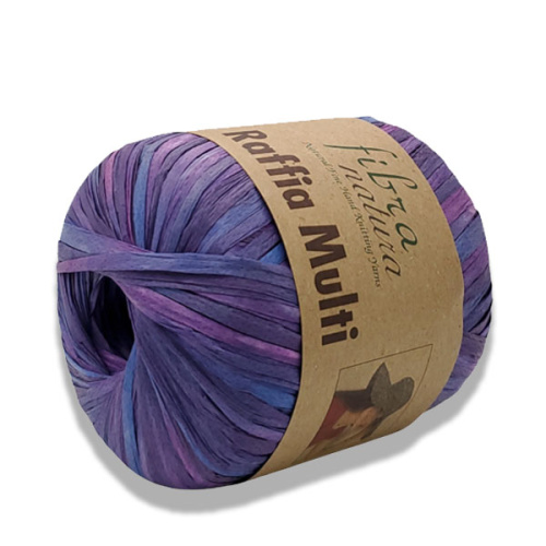 Купить пряжу FIBRA NATURA RAFFIA MULTİ цвет 117-06 производства фабрики FIBRA NATURA