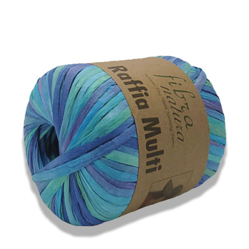 Купить пряжу FIBRA NATURA RAFFIA MULTİ цвет 117-11 производства фабрики FIBRA NATURA