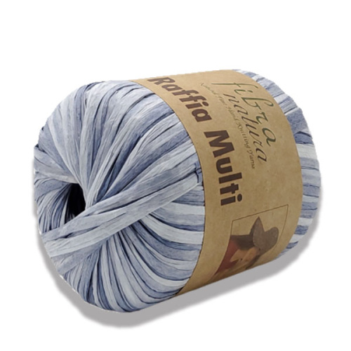 Купить пряжу FIBRA NATURA RAFFIA MULTİ цвет 117-26 производства фабрики FIBRA NATURA