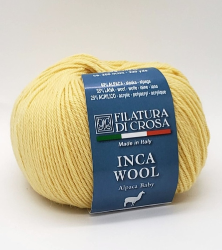Купить пряжу FILATURA DI CROSA INCA WOOL цвет 05 производства фабрики FILATURA DI CROSA