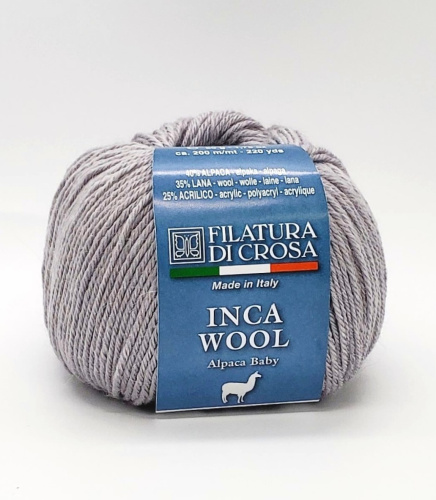 Купить пряжу FILATURA DI CROSA INCA WOOL цвет 10 производства фабрики FILATURA DI CROSA