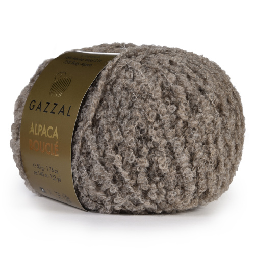 Купить пряжу GAZZAL Alpaca Boucle цвет 123 производства фабрики GAZZAL