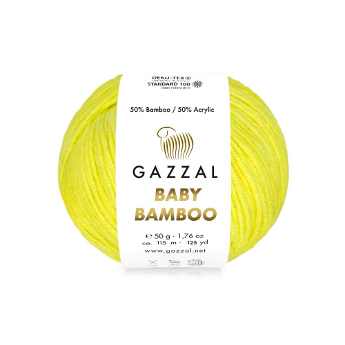 Купить пряжу GAZZAL Baby Bamboo цвет Baby Bamboo (95207) производства фабрики GAZZAL