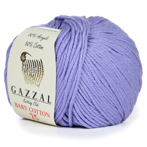 Купить пряжу GAZZAL Baby Cotton 25 цвет 3420 производства фабрики GAZZAL