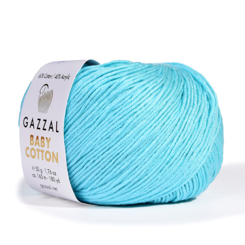 Купить пряжу GAZZAL Baby Cotton цвет 3452 производства фабрики GAZZAL