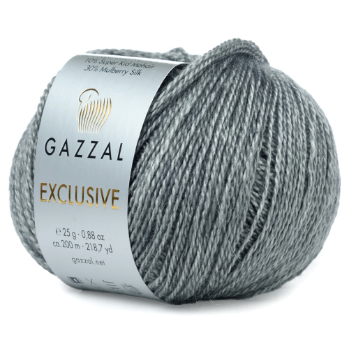 Купить пряжу GAZZAL Exclusive цвет 9908 производства фабрики GAZZAL