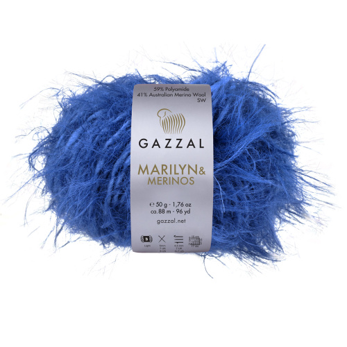 Купить пряжу GAZZAL Marilyn & Merinos цвет 8278 производства фабрики GAZZAL