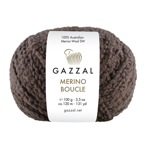 Купить пряжу GAZZAL Merino Boucle цвет 3763 производства фабрики GAZZAL