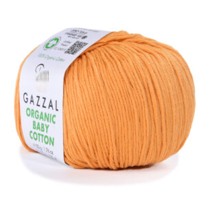 Купить пряжу GAZZAL Organic Baby Cotton цвет 418 производства фабрики GAZZAL