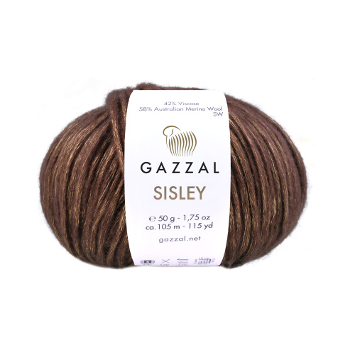 Купить пряжу GAZZAL Sisley цвет 5713 производства фабрики GAZZAL