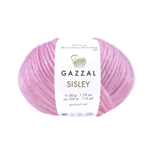 Купить пряжу GAZZAL Sisley цвет 5730 производства фабрики GAZZAL