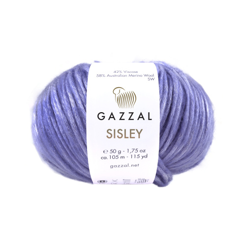 Купить пряжу GAZZAL Sisley цвет 5732 производства фабрики GAZZAL