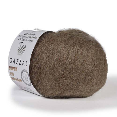 Купить пряжу GAZZAL Super Kid Mohair цвет 64403 производства фабрики GAZZAL