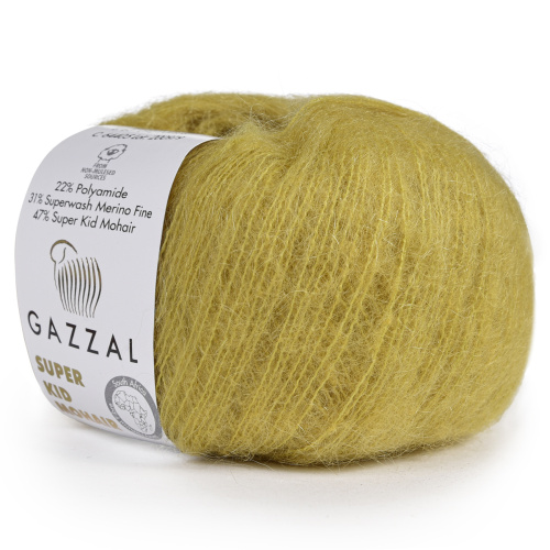 Купить пряжу GAZZAL Super Kid Mohair цвет 64405 производства фабрики GAZZAL