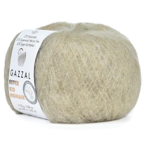 Купить пряжу GAZZAL Super Kid Mohair цвет 64407 производства фабрики GAZZAL