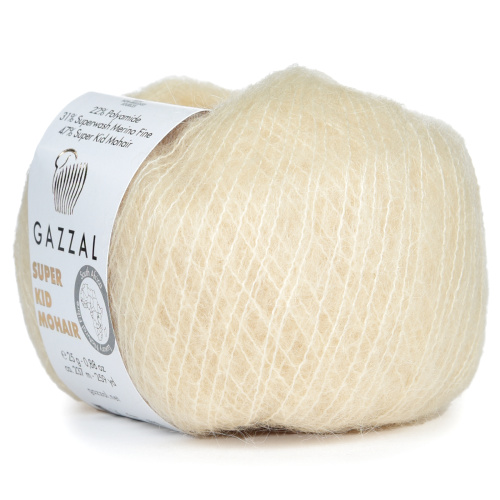 Купить пряжу GAZZAL Super Kid Mohair цвет 64408 производства фабрики GAZZAL