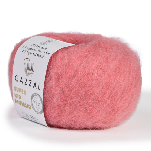 Купить пряжу GAZZAL Super Kid Mohair цвет 64430 производства фабрики GAZZAL