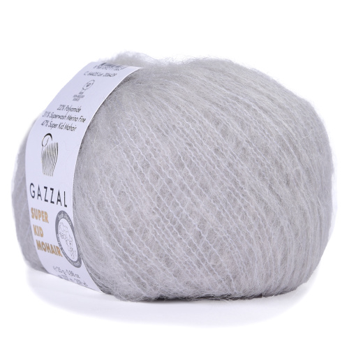 Купить пряжу GAZZAL Super Kid Mohair цвет 64435 производства фабрики GAZZAL