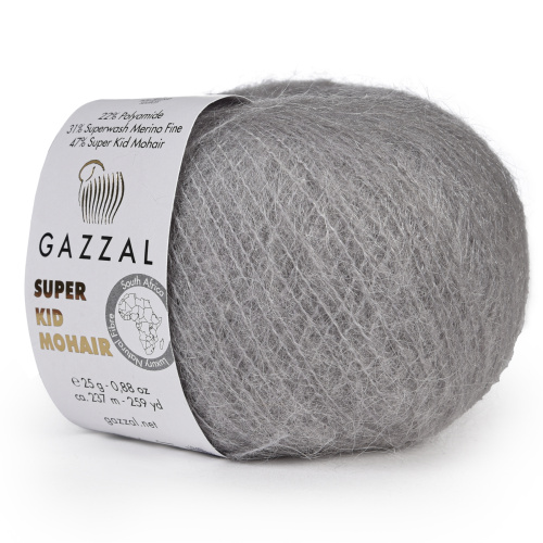 Купить пряжу GAZZAL Super Kid Mohair цвет 64438 производства фабрики GAZZAL