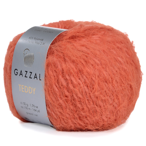 Купить пряжу GAZZAL Teddy цвет 6545 производства фабрики GAZZAL