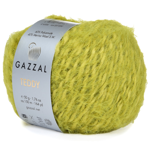 Купить пряжу GAZZAL Teddy цвет 6556 производства фабрики GAZZAL