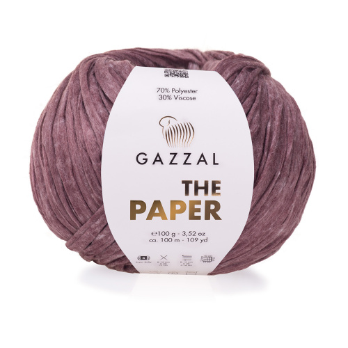 Купить пряжу GAZZAL The Paper цвет 3959 производства фабрики GAZZAL