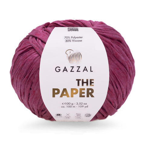 Купить пряжу GAZZAL The Paper цвет 3964 производства фабрики GAZZAL