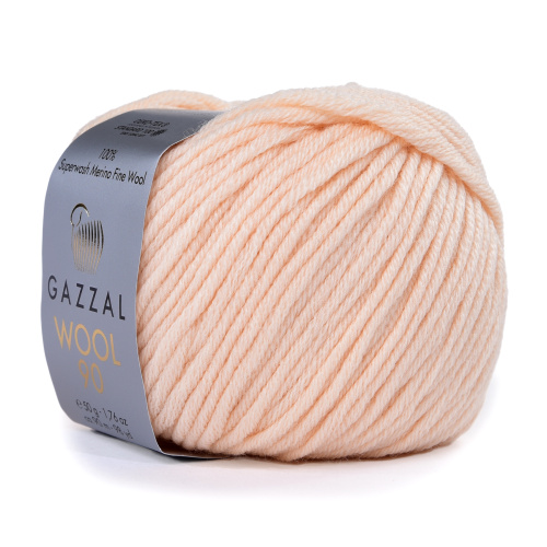Купить пряжу GAZZAL Wool 90 цвет 3651 производства фабрики GAZZAL