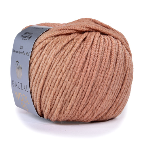 Купить пряжу GAZZAL Wool 90 цвет 3654 производства фабрики GAZZAL