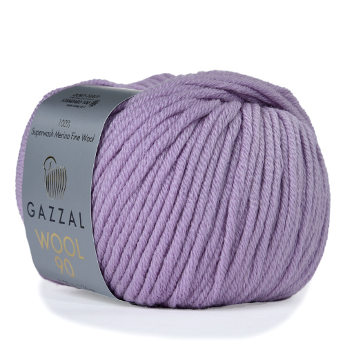Купить пряжу GAZZAL Wool 90 цвет 3682 производства фабрики GAZZAL