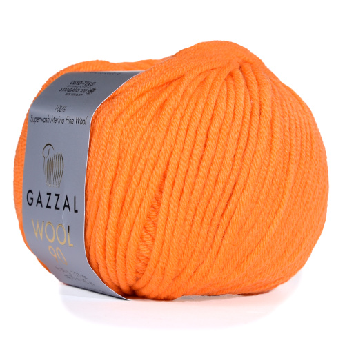 Купить пряжу GAZZAL Wool 90 цвет 3692 производства фабрики GAZZAL