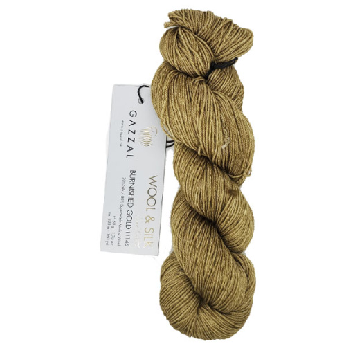 Купить пряжу GAZZAL Wool & Silk цвет 11140 производства фабрики GAZZAL